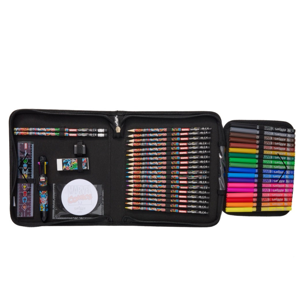 Smiggle Marvel Zip It Stationery Kit