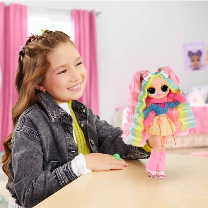 L.O.L. Surprise! OMG Sunshine Color Change Bubblegum DJ Fashion Doll - Multiple Surprises and Accessories