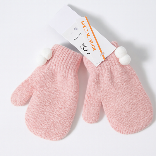 Warm Gloves For Girls Size 0-3y