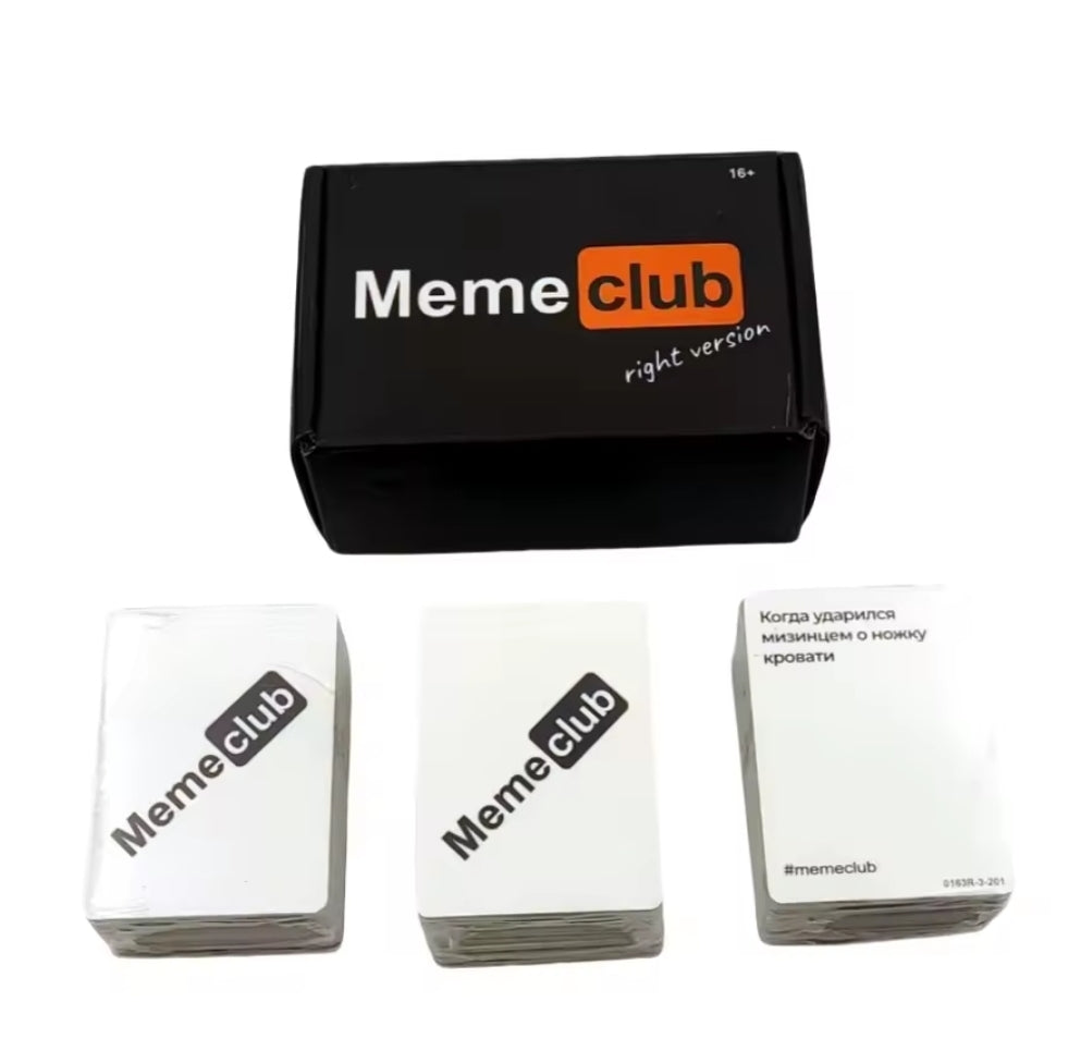 Meme Club Right Version - Russian Language | 96 Cards | 16+