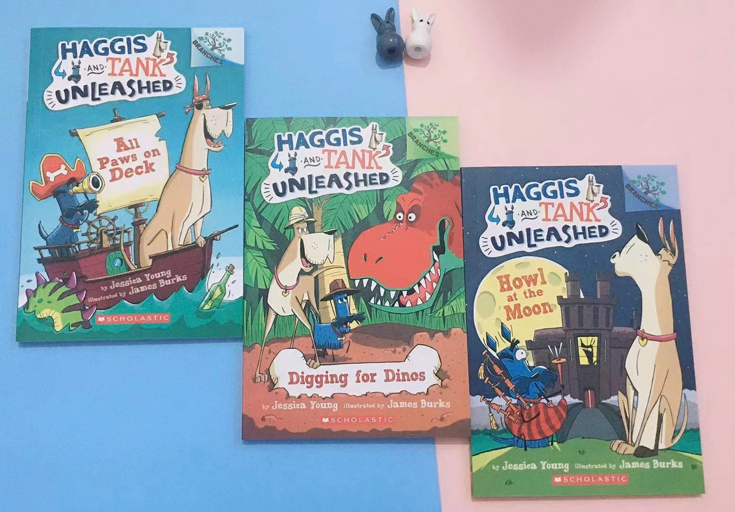 Haggis And Tank Unleashed - 3 Books Set | Soft Cover | 3+