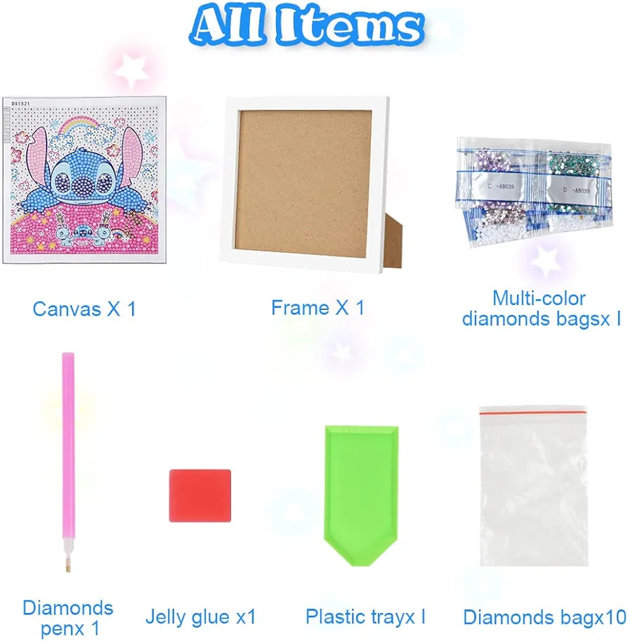 Kids DIY Diamond Painting Kits – Cute Character