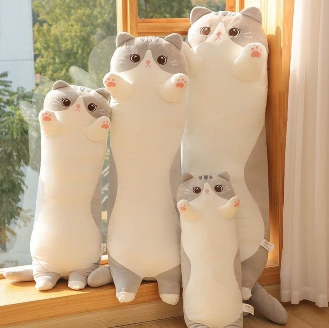 Cute Stuffed Plush Cat  Soft, Sleep Hugging  Pillow, Long Plush Extra Size 130cm