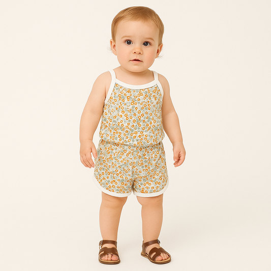 Pijama For Girls Set Of 2 Pieces Size 1-8y