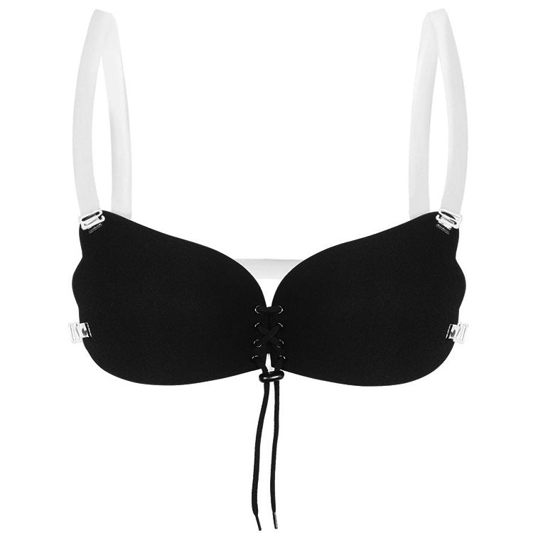 Push Up Bra Self-adhesive Silicone Bra Adjust Drawstring