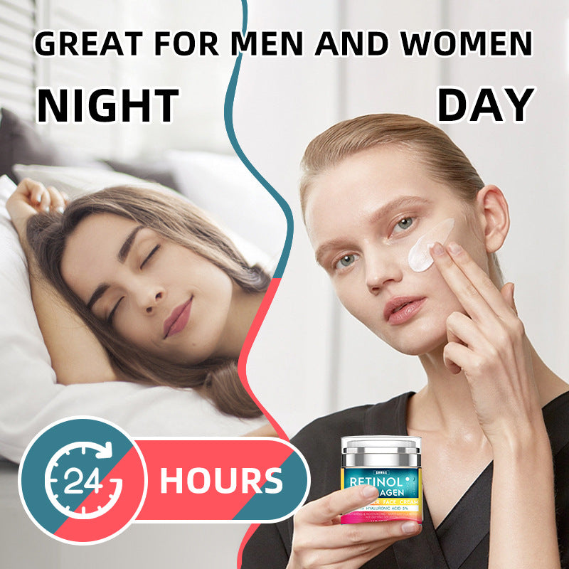 Retinol Cream for Face - Facial Moisturizer with Collagen  50ml