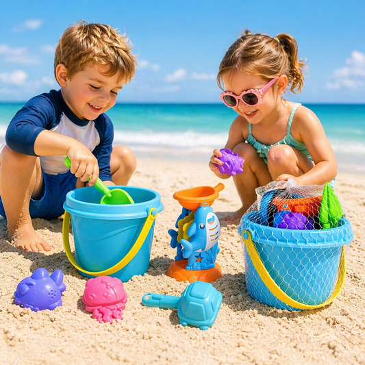 Beach Bucket Sand Toy Set For Kids | 3+
