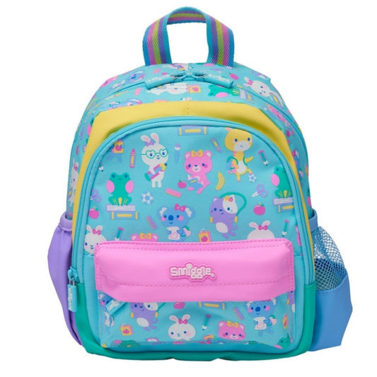 Smiggle Small Backpack Cute Cartoon Animals Design 26cm