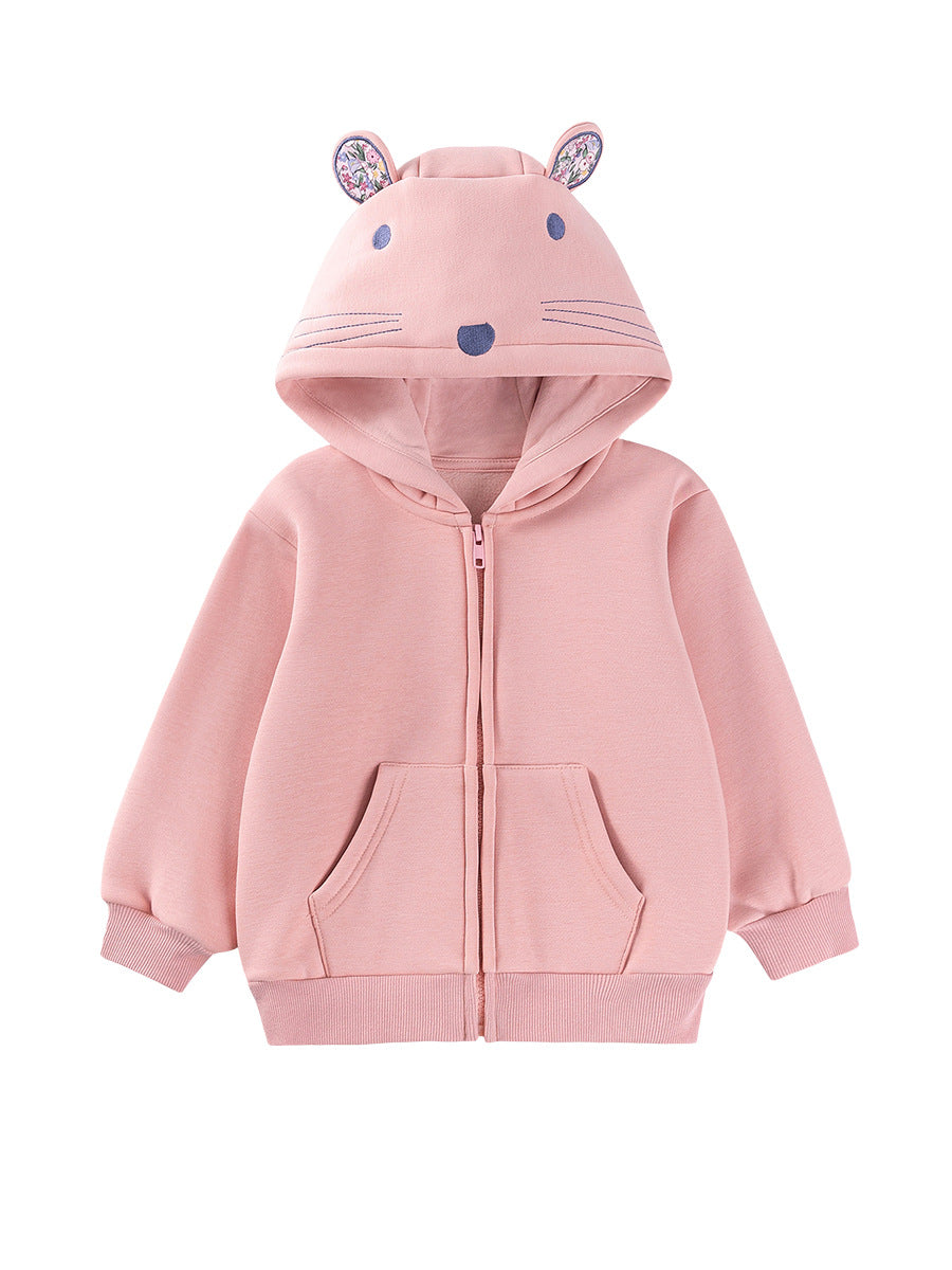 Fleece Bunny Hoodie Jacket | Size 2-7y