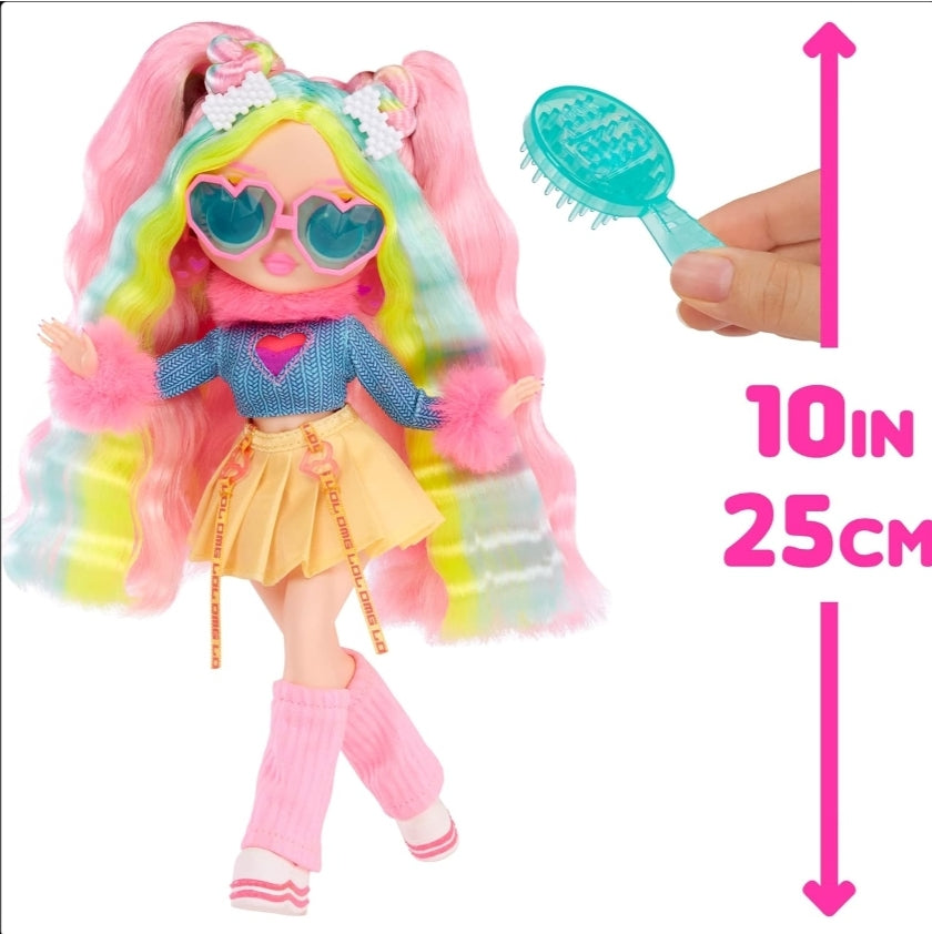 L.O.L. Surprise! OMG Sunshine Color Change Bubblegum DJ Fashion Doll - Multiple Surprises and Accessories