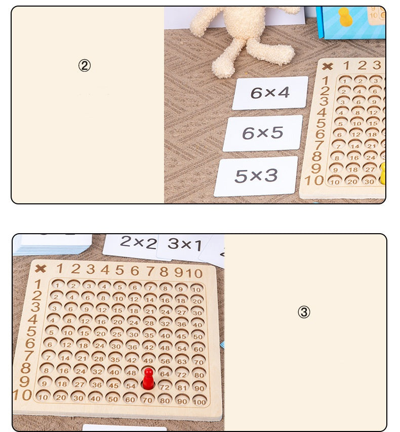 Wooden Multiplication Board Game | 36+ Months