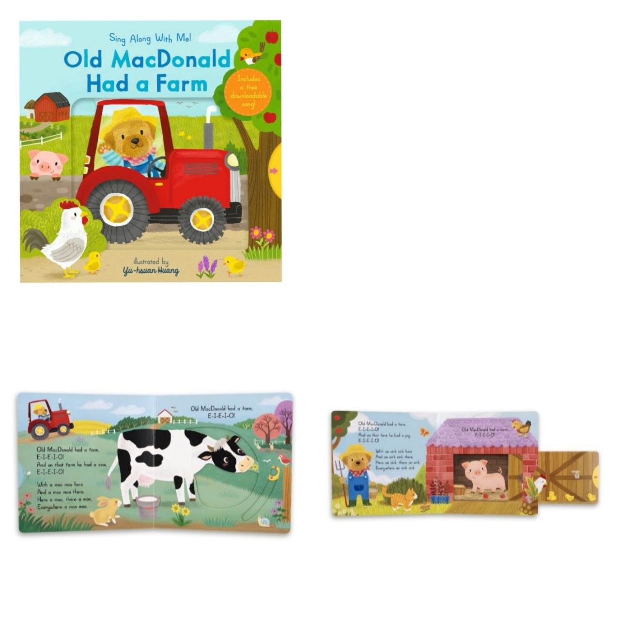 Sing Along With Me! Books With Song | Hard Cover | 1+
