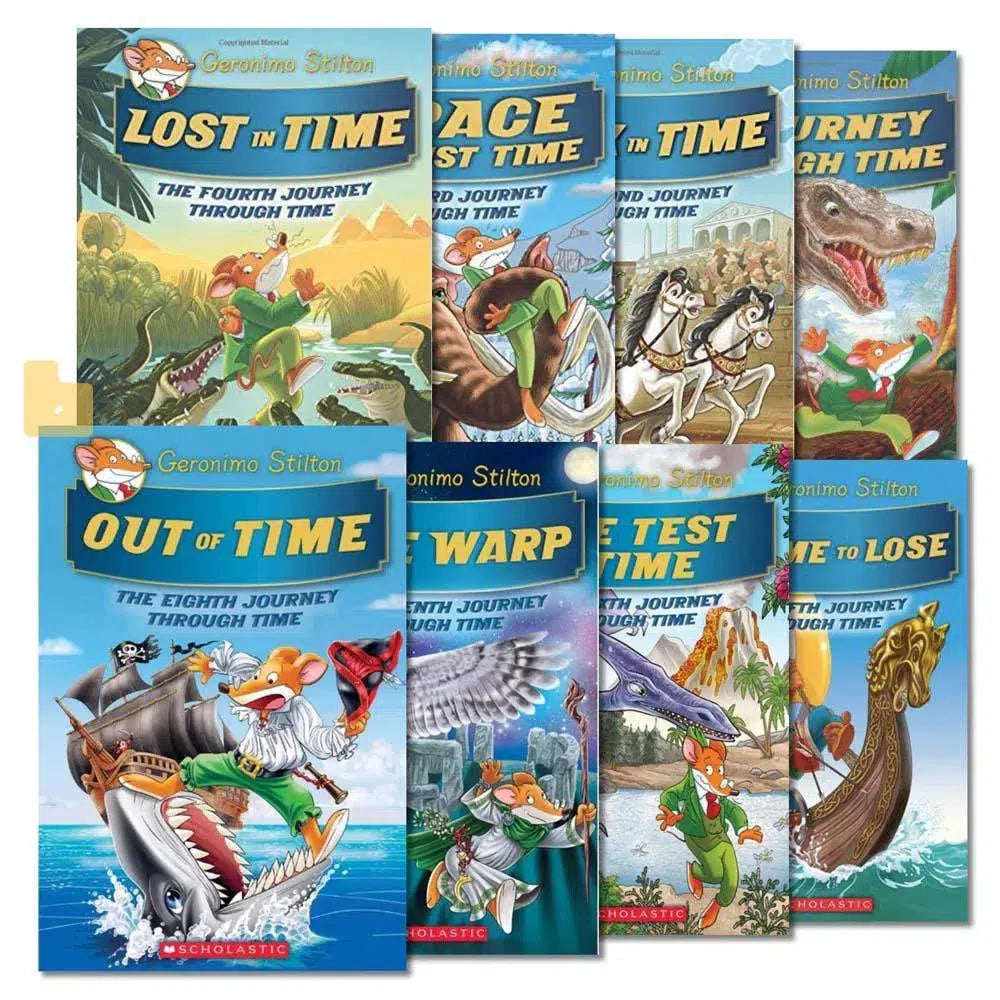 The Journey Through Time Geronimo Stilton - 8 Books Set | Hard Cover | 7+