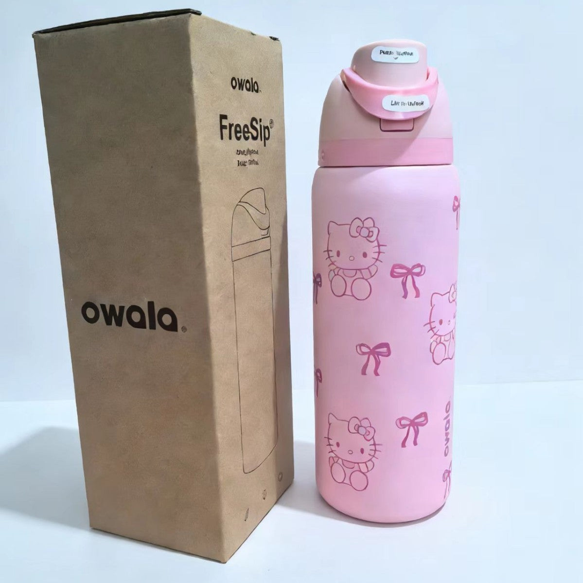 Owala Bottle Stainless Steel Free Sip Leak-proof Hello Kitty 950ml