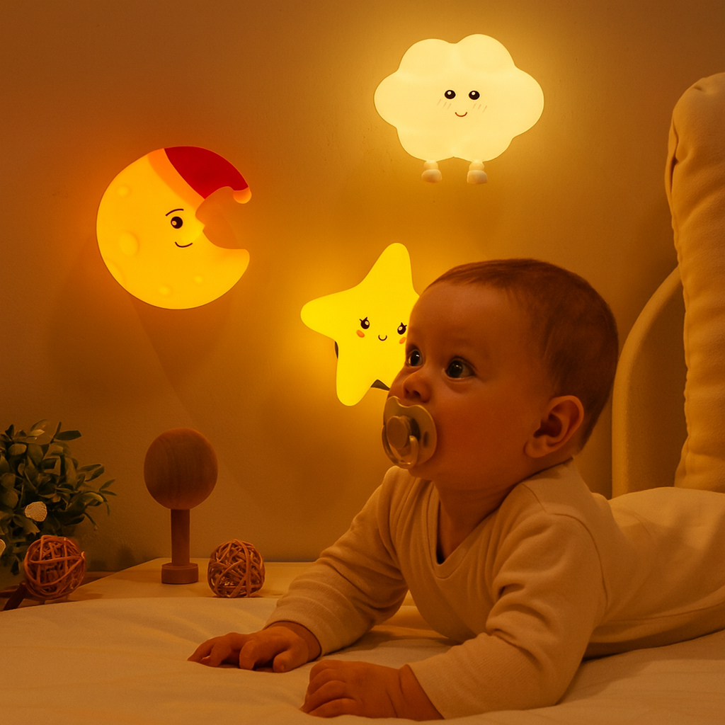 Usb Rechargeable Mini Led Night Light Silicone Touch