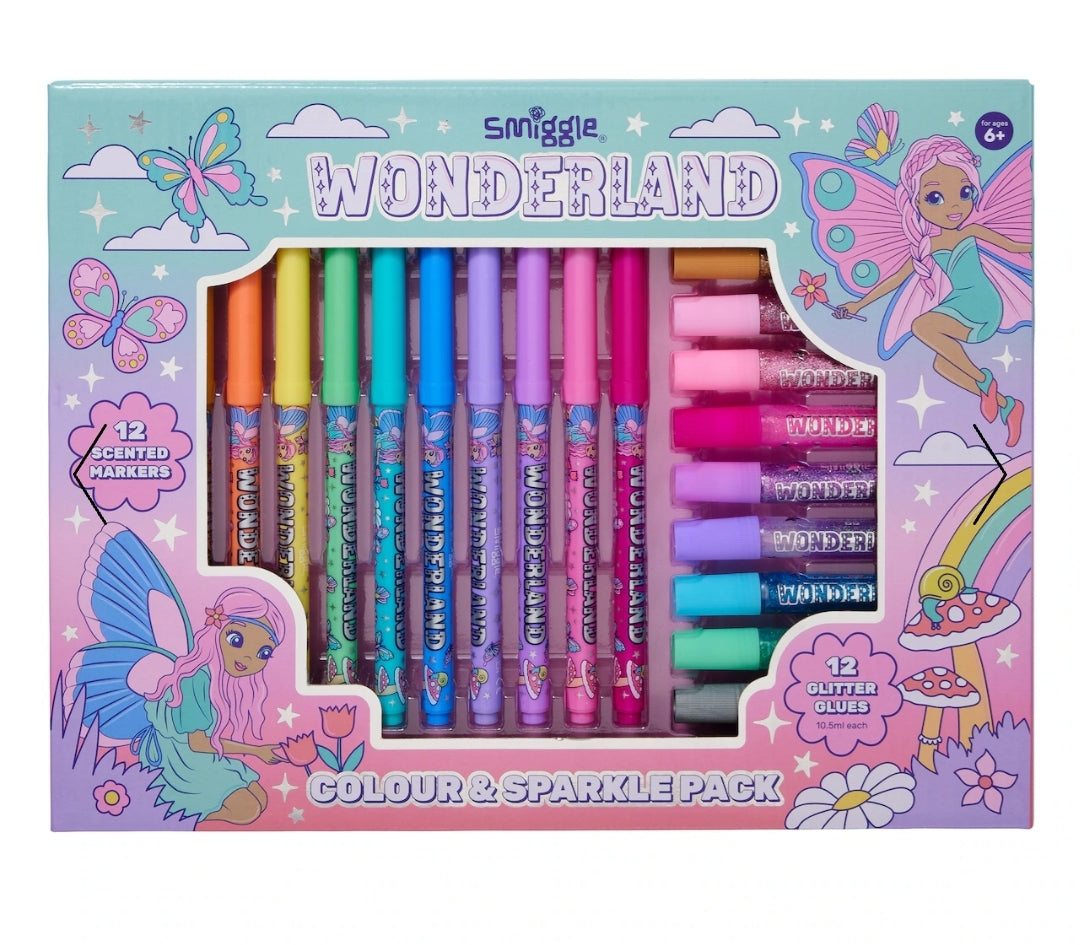 Smiggle Wonderland Colour & Sparkle Pack