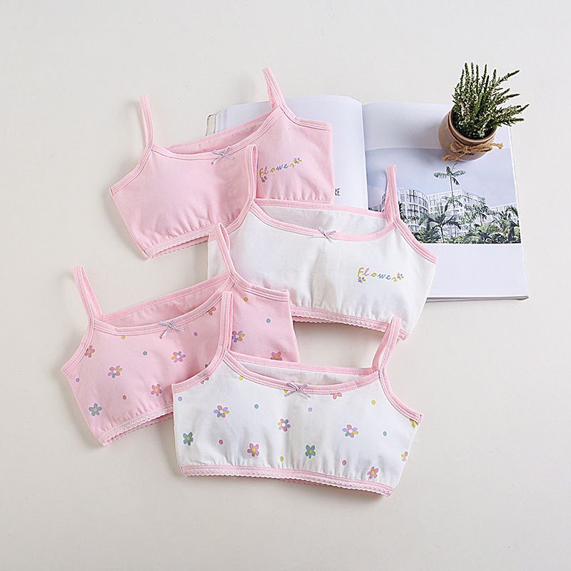 Girls Cotton Underwear 2–12Y – Pink Flower | Build Your Own Set