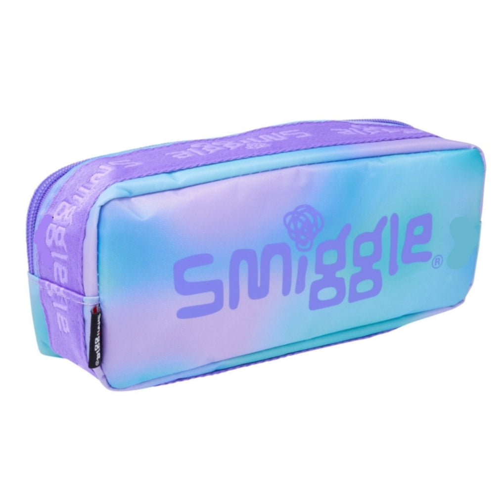 Smiggle Pencil Case Purple Color 22×9.5×6.5cm