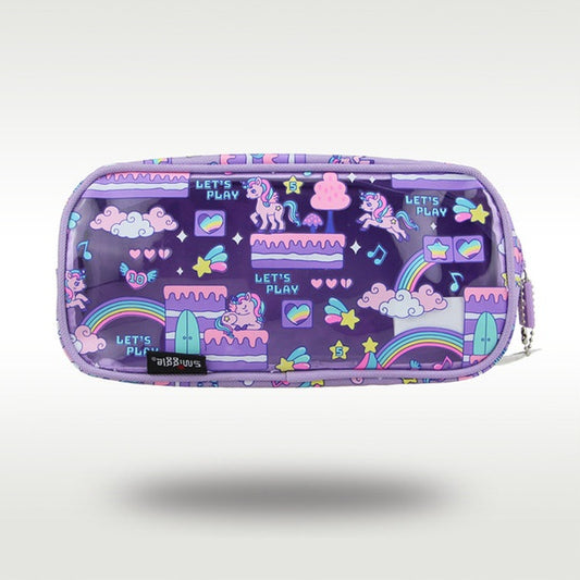 Pencil Case Unicorn Rainbow Design