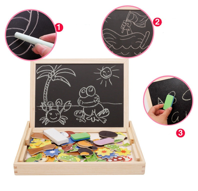 Multifunctional Educational Magnetic Board Toy For Kids 110-135pcs