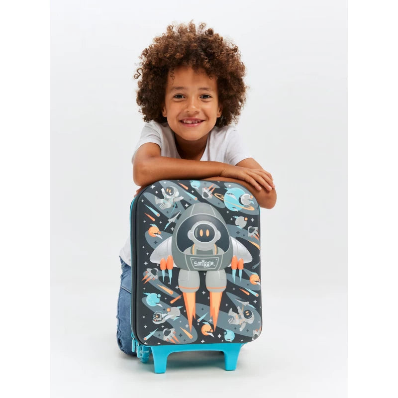 Smiggle Trolley Bag - Hardtop | Astronaut | Space | 45cm