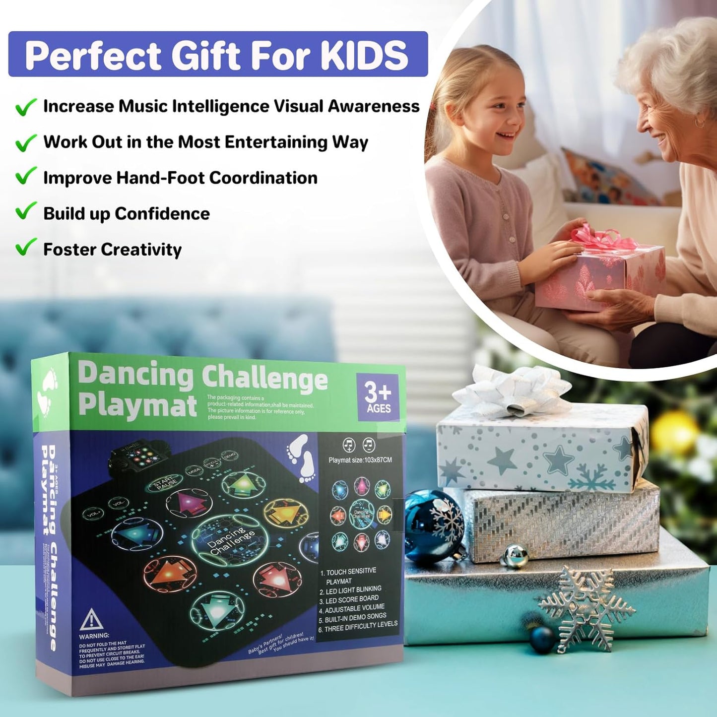 Dancing Challenge Play Mat For Kids