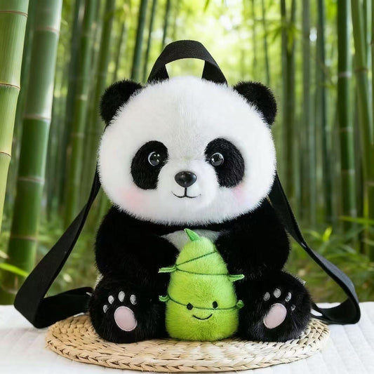 Backpack Panda Plush Cute Animal Toy