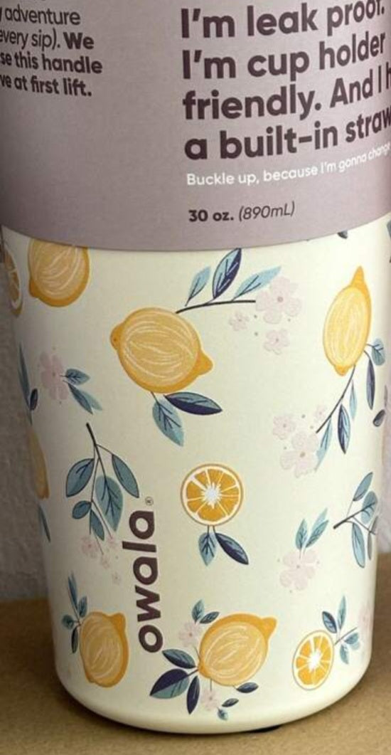 Owala Tumbler Stainless Steel FreeSip Leak-proof Sway Lemon | 890ml