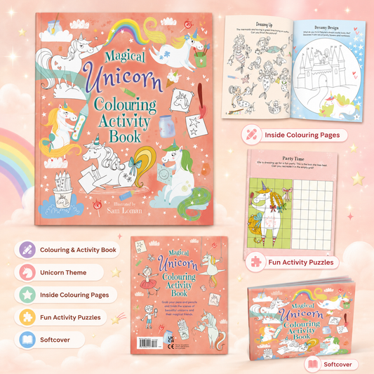 Magical Unicorn Colouring & Activity Book – Creative Kids