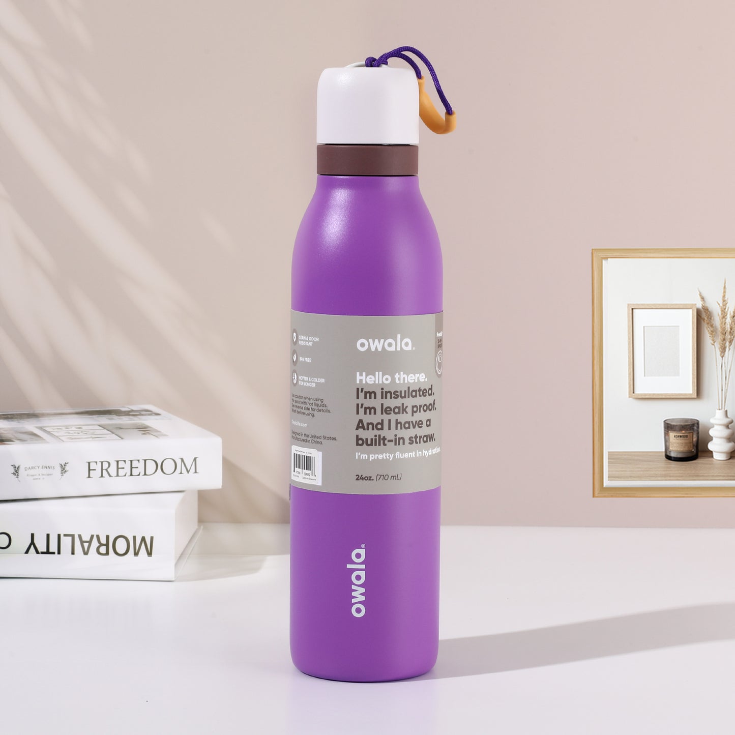 Owala Bottle Stainless Steel - FreeSip | Leak-proof | Twist | 710ml