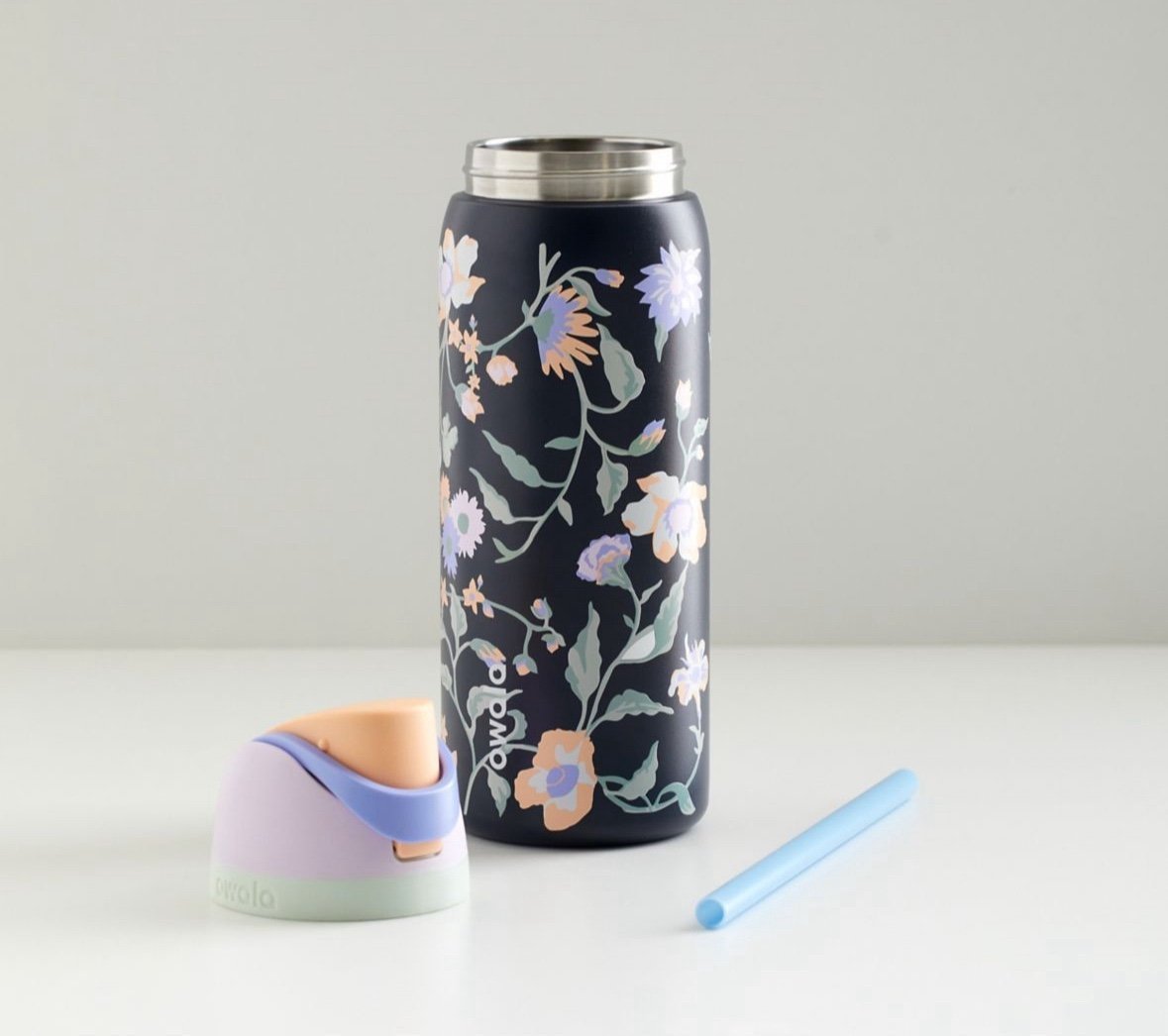 Owala Bottle Stainless Steel - FreeSip | Leak-proof | Midnight Garden | 710-950ml