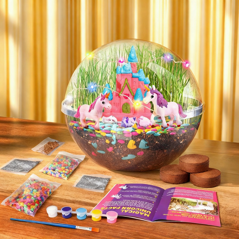 Terrarium Kit Unicorn Design For Kids