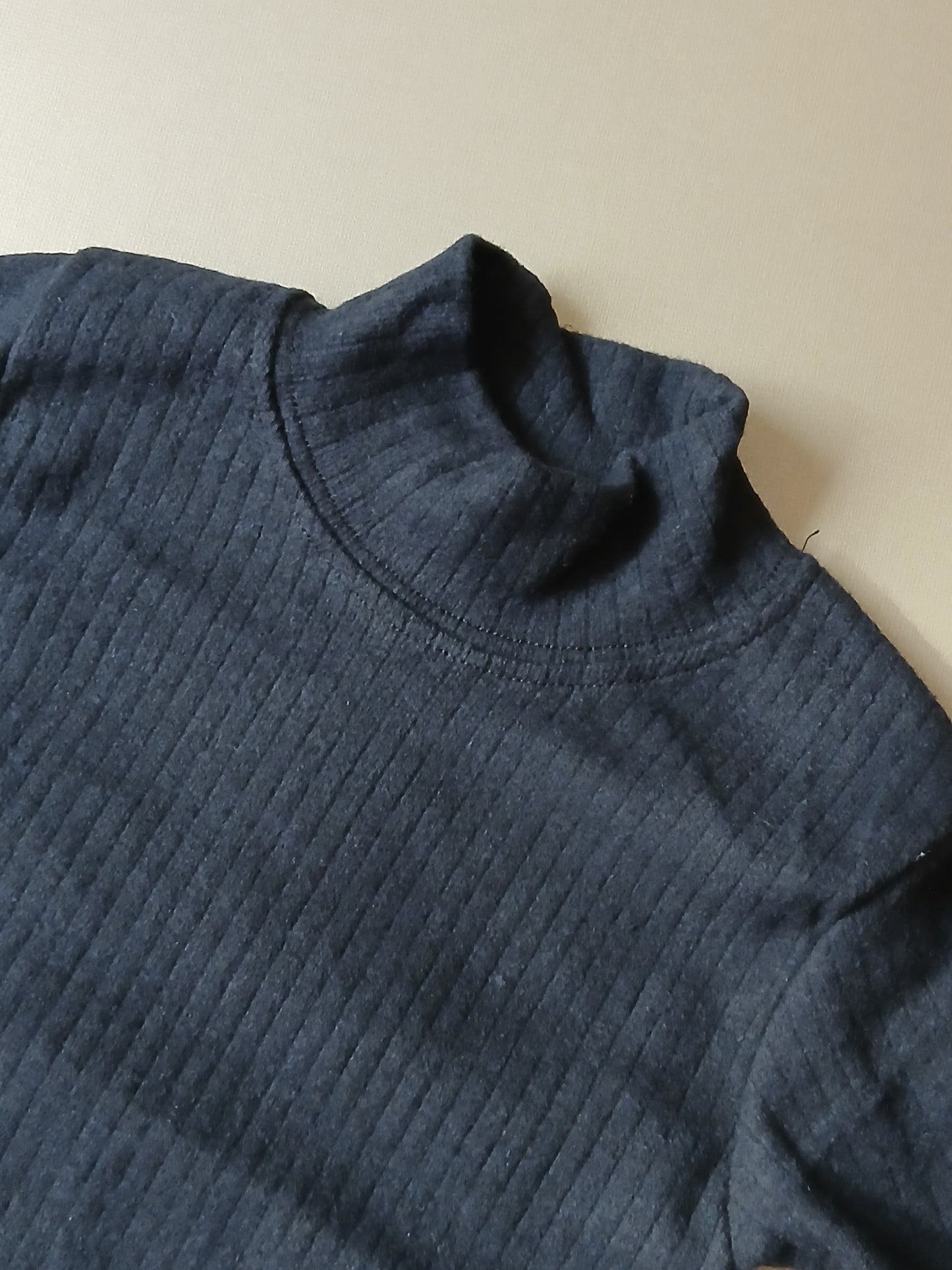 Dark Blue Long Sleeve Top Cotton For Girls Size 4-13y