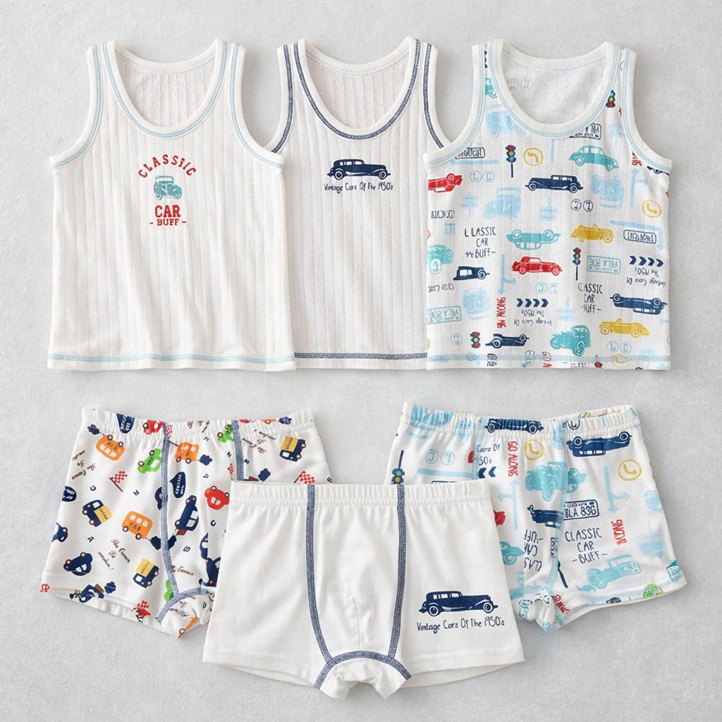 Boys Cotton Underwear 3-12Y - Cars | Build Your Own Set
