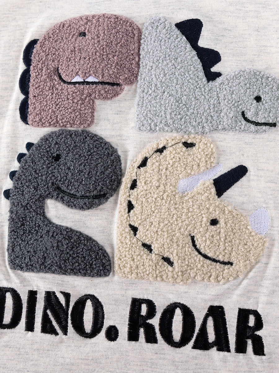 Boys Cotton Dinosaur – Soft Summer Outfit (2–8Y)