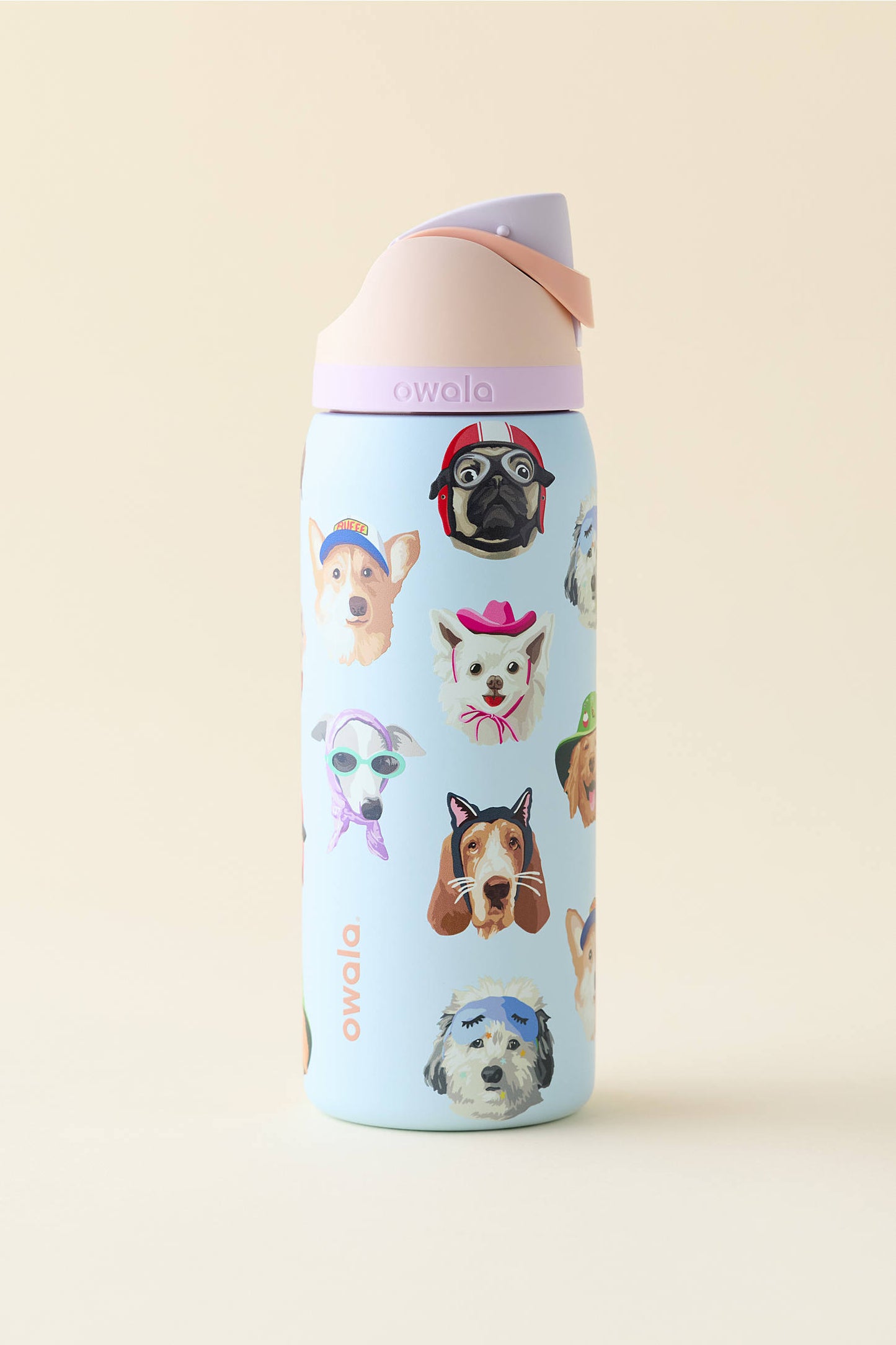 Owala Bottle Stainless Steel FreeSip Leak-proof | Dog Collage | 950ml