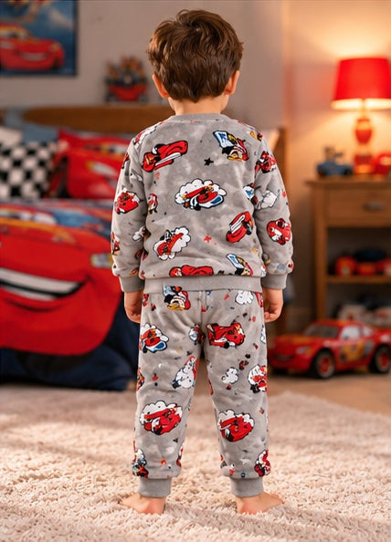 Kids’ Warm Winter Disney Cars Pajama Set | 1–5Y