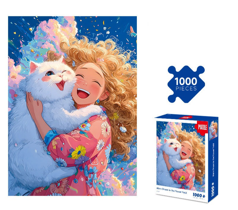 1000-Piece Jigsaw Puzzle Collection – Artistic & Scenic Designs