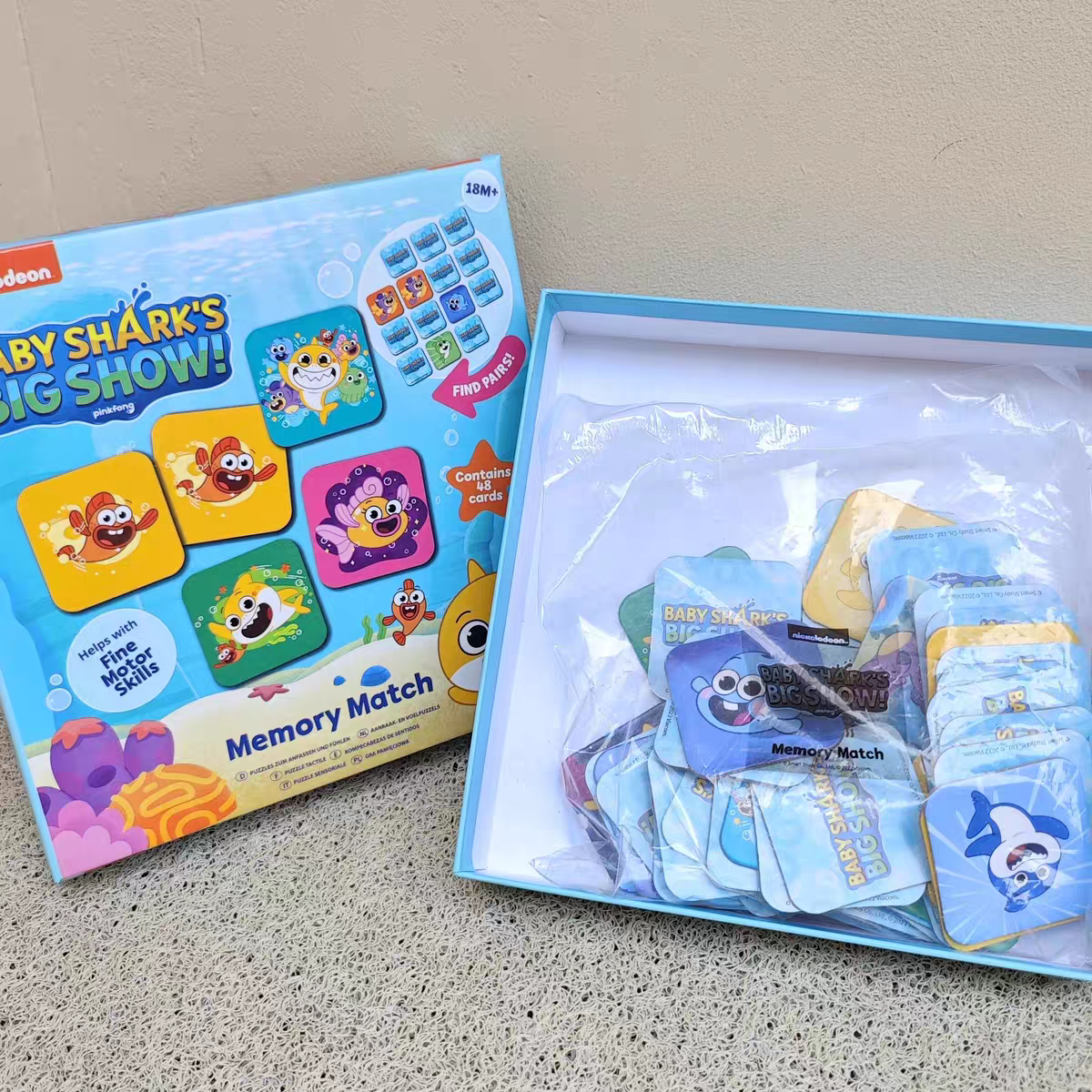 Baby Shark's Big Show! Memory Match Card Game | 2+