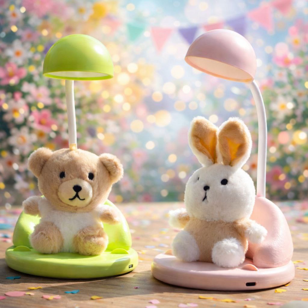 Sofa Shaped - Table Lamp | Bear Or Rabbit | Keychain Plush