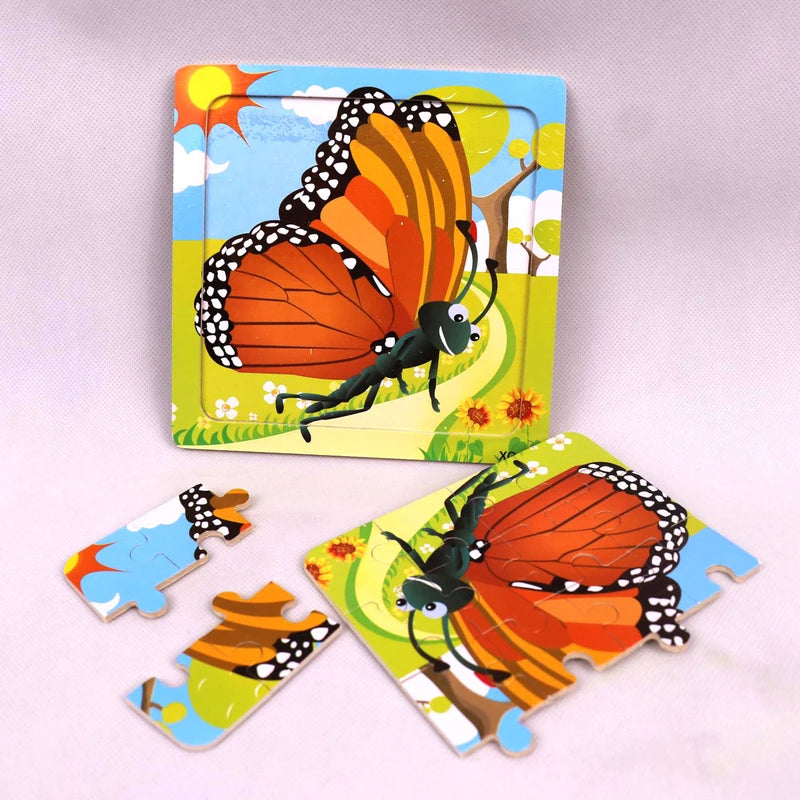 Small Board Puzzle Butterfly