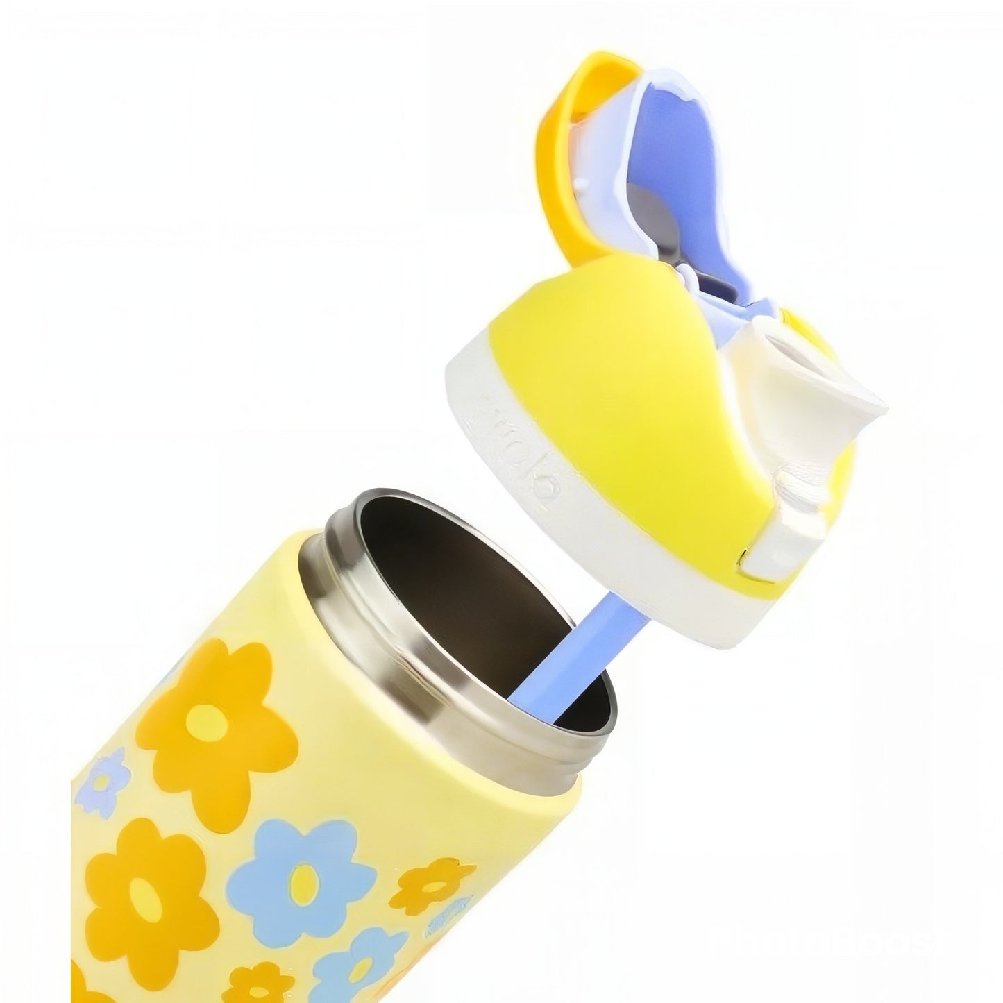 Owala Bottle Stainless Steel Free Sip Leak-proof Yellow Flower 710ml