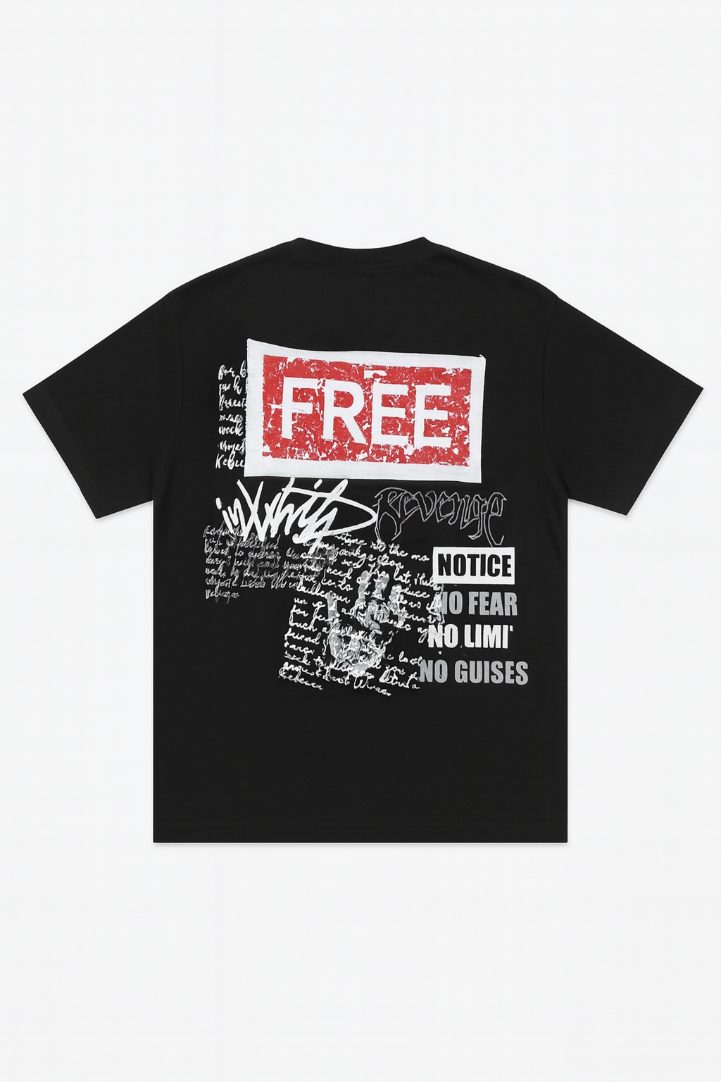 Black t-shirt Free Design Size Medium