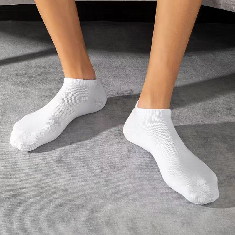 Cotton Ankle Socks 1 pair – Black & White | Size 36–41