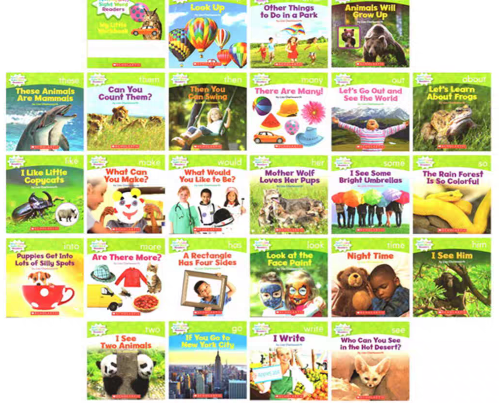 Nonfiction Sight Word Readers | 25 Books | Level A-D