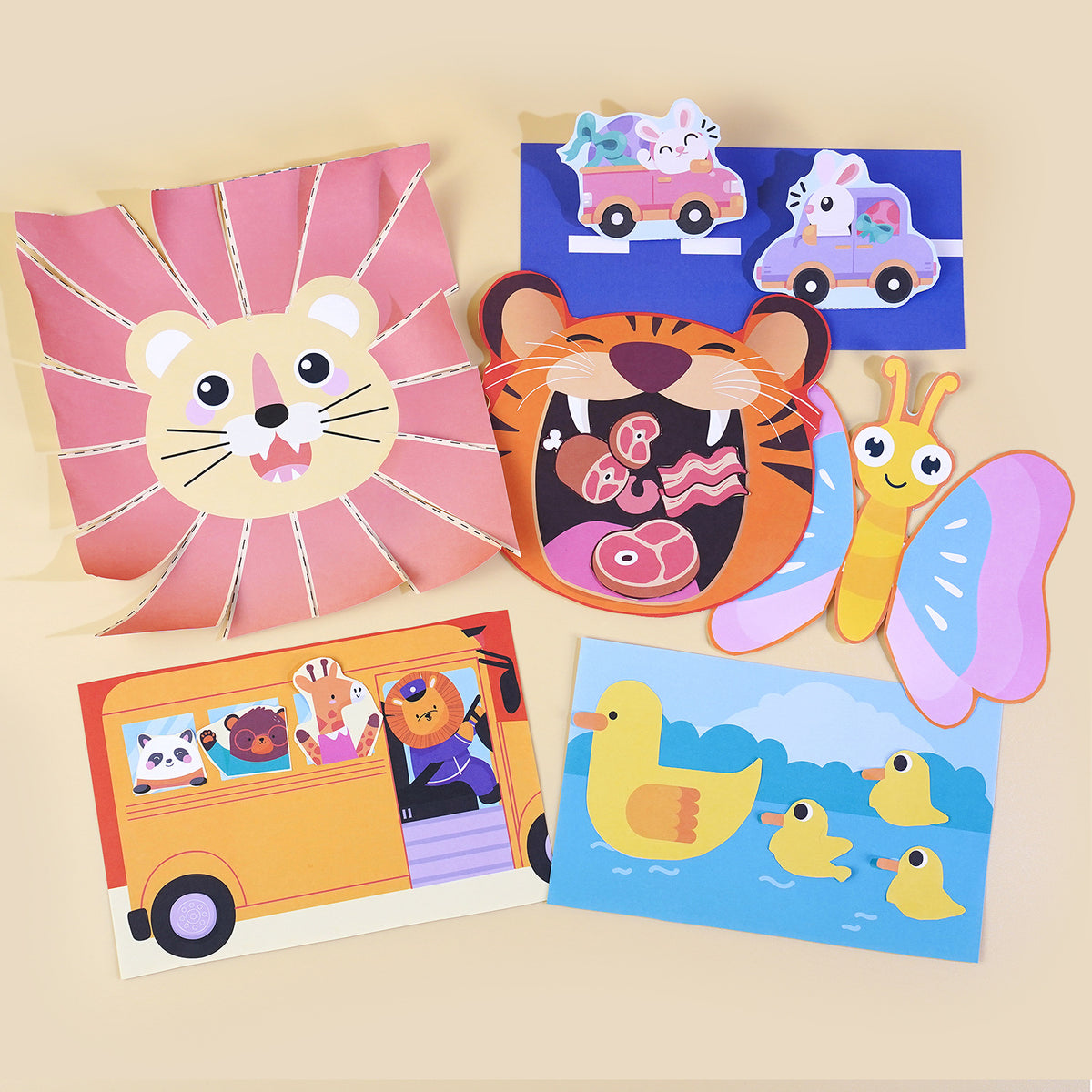 Scissor Skills Cut, Fold & Paste Activity Kit – 25 Activities | 3+