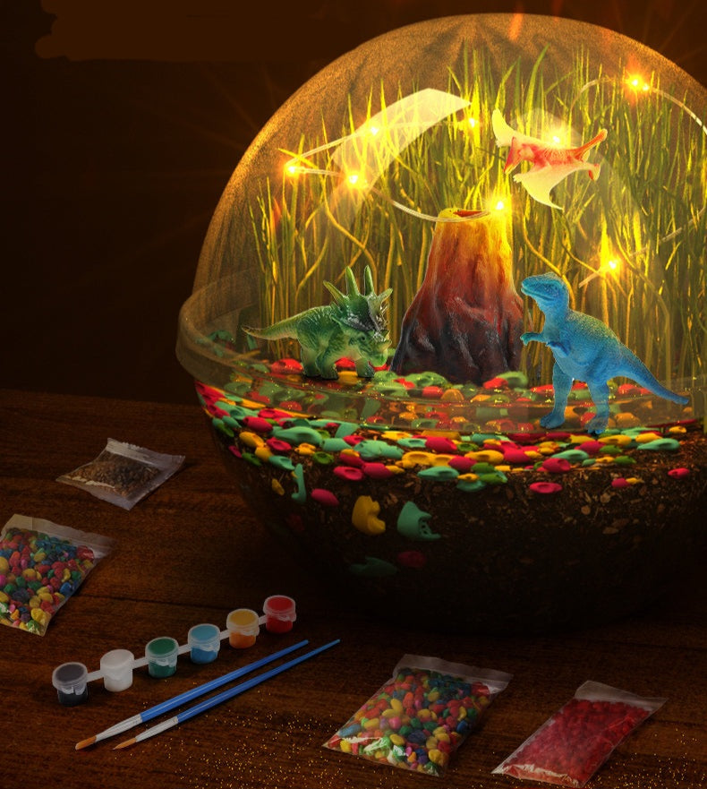 Terrarium Kit Dinosaur/Unicorn Design For Kids