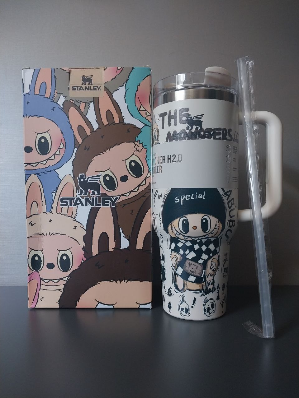 Labubu Cup Stainless Steel 1.18L With Straw