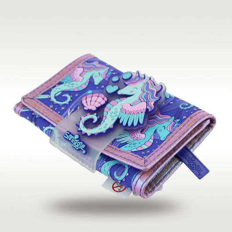 Smiggle Wallet | Blue Seahorse