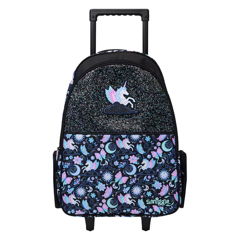 Smiggle Backpack | Light Up Wheels | Unicorn Butterfly